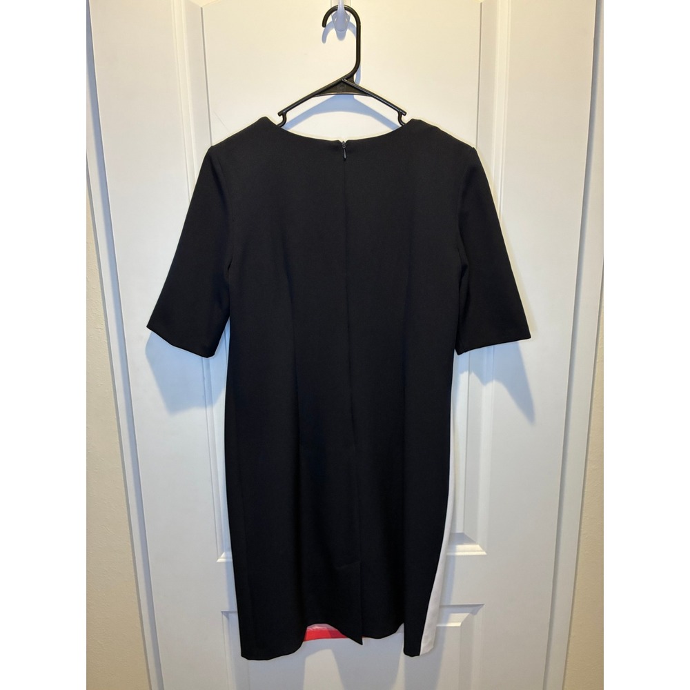 DB Navy, Coral, and White dress with zipper Size 6 - Picture 2 of 4